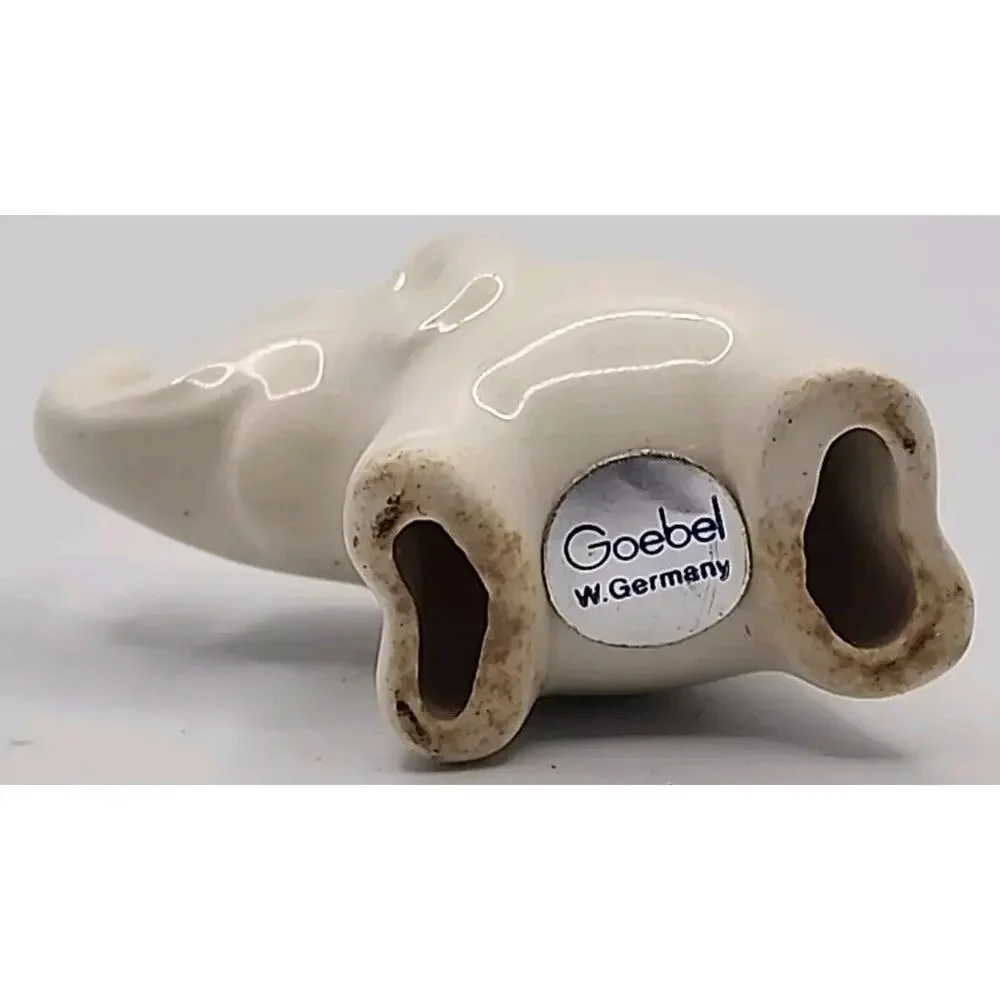 Vintage Goebel Tiny Miniature Elephant Figurine‎ 1in PB99
